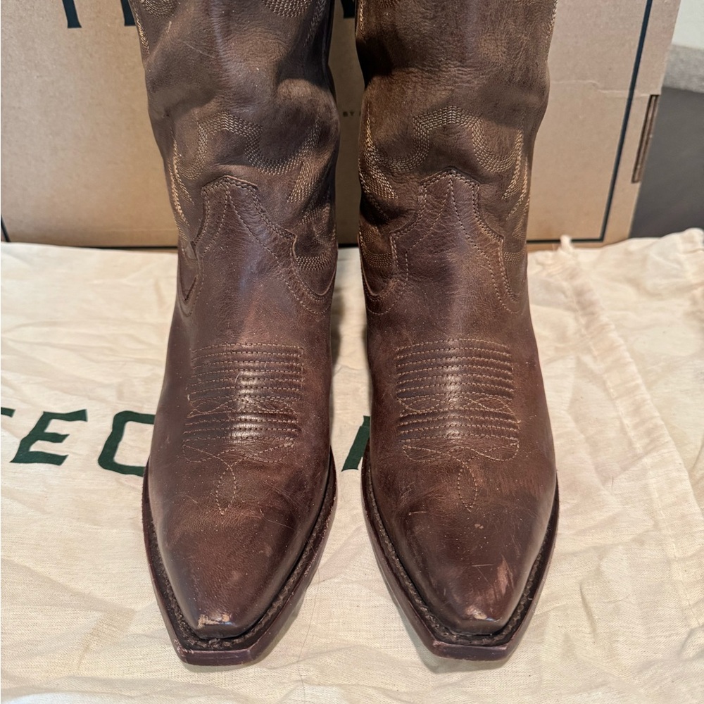 Tecovas Annie Cafe Goat Boot - Picture 3 of 7